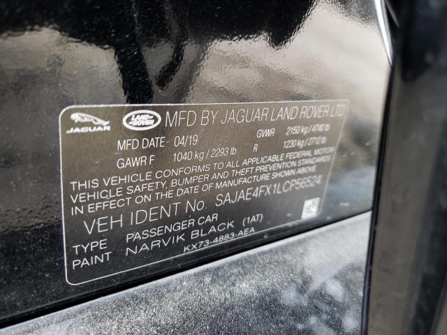 2020 JAGUAR XE S SAJAE4FX1LCP56524