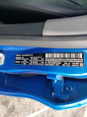 2019 ALFA ROMEO STELVIO ZASPAJAN9K7C44906