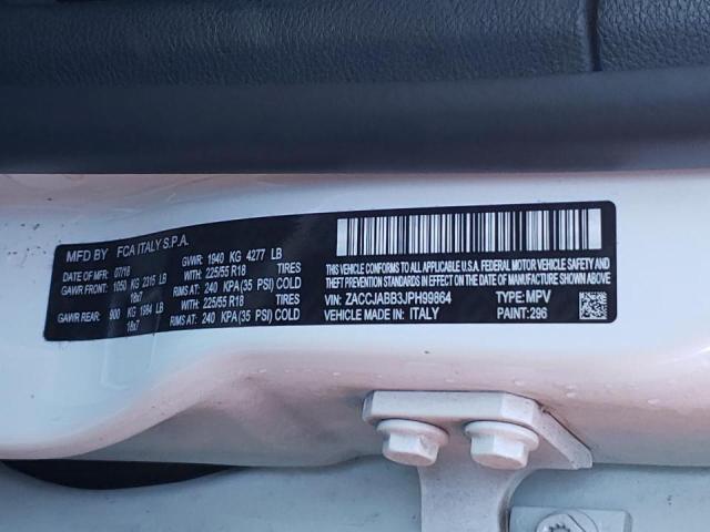 2018 JEEP RENEGADE L - ZACCJABB3JPH99864