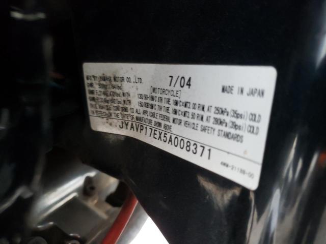 2005 YAMAHA XV1700 A JYAVP17EX5A008371