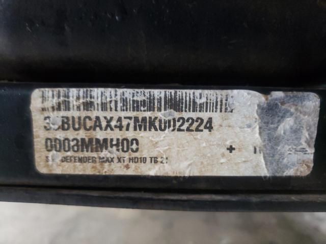 2021 CAN-AM DEFENDER M 3JBUCAX47MK002224
