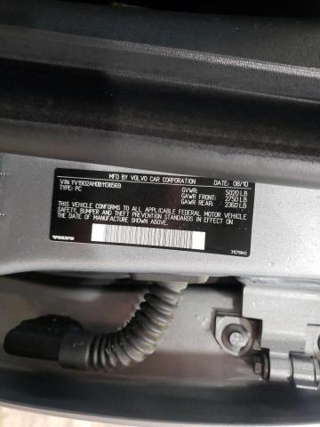 2011 VOLVO S80 T6 YV1902AH0B1138569