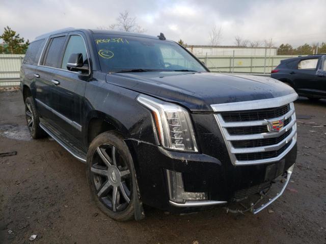 Salvage cars for sale from Copart Brookhaven, NY: 2017 Cadillac Escalade E