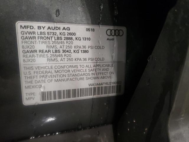2018 AUDI SQ5 PREMIU WA1A4AFY6J2180502