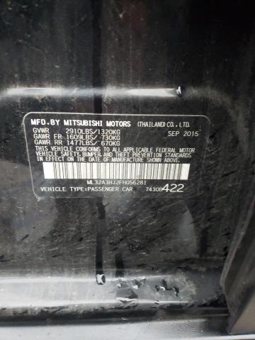 2015 MITSUBISHI MIRAGE DE ML32A3HJ2FH056281