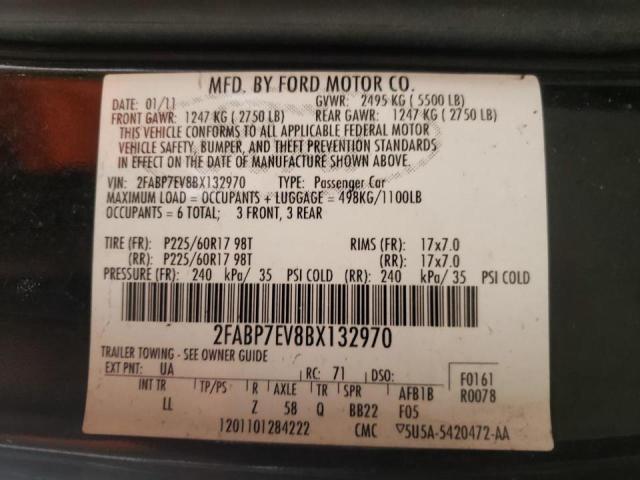 2011 FORD CROWN VICT 2FABP7EV8BX132970