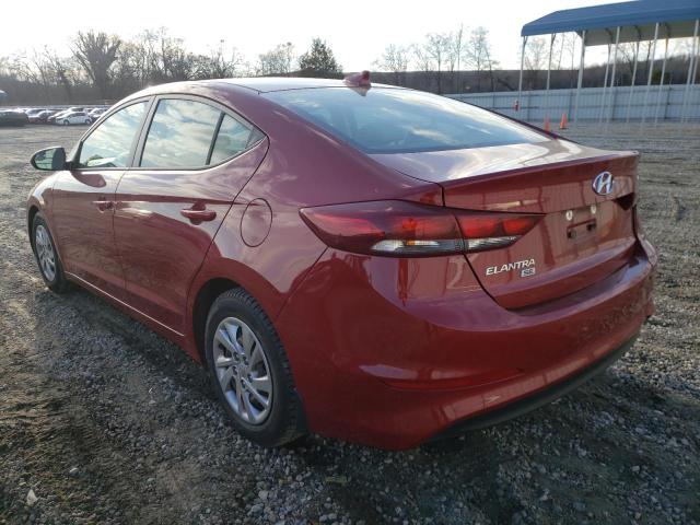 2017 HYUNDAI ELANTRA SE KMHD74LF6HU367568