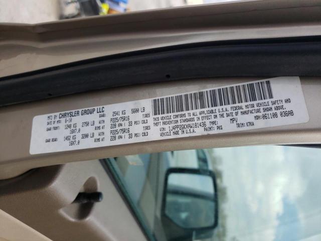 2010 JEEP LIBERTY SP 1J4PP2GKXAW181436
