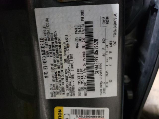 2017 LINCOLN MKZ RESERV 3LN6L5E99HR619628