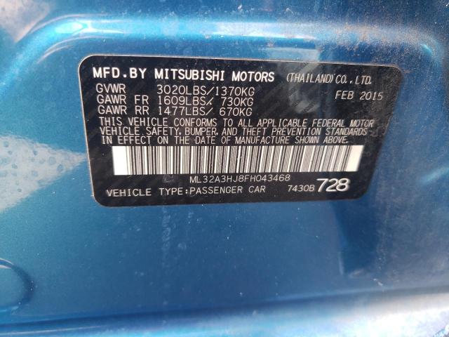 2015 MITSUBISHI MIRAGE DE ML32A3HJ8FH043468