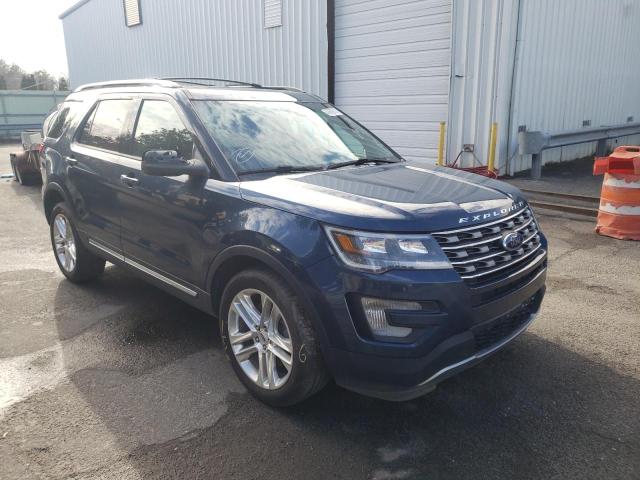 Salvage cars for sale at Brookhaven, NY auction: 2017 Ford Explorer X