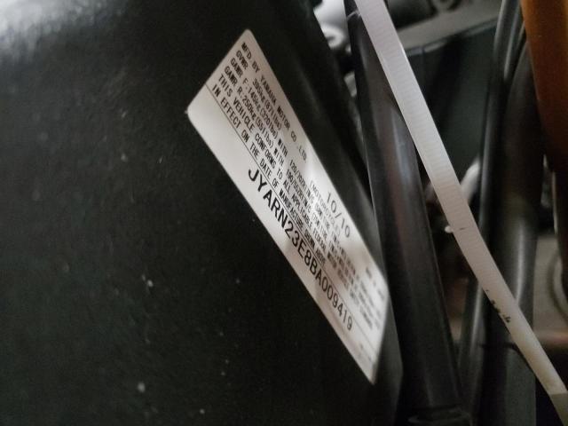 2011 YAMAHA YZFR1 JYARN23E8BA009419