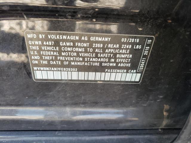 2015 VOLKSWAGEN CC SPORT - WVWBN7AN7FE825302