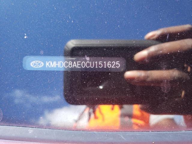 2012 HYUNDAI ELANTRA TO KMHDC8AE0CU151625