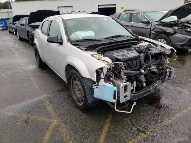 Salvage cars for sale from Copart Vallejo, CA: 2012 Dodge Avenger SE