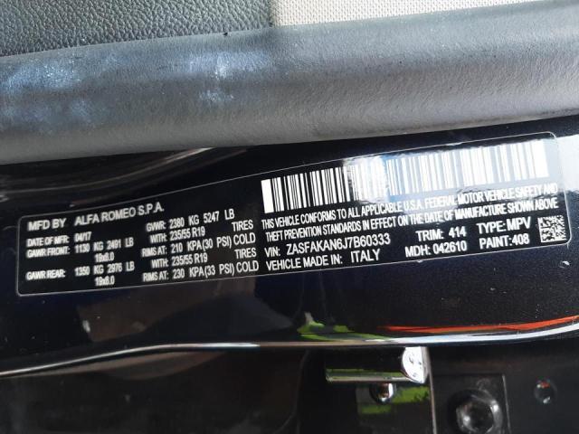 2018 ALFA ROMEO STELVIO ZASFAKAN6J7B60333