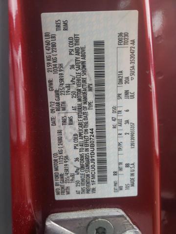 2013 FORD ESCAPE TIT - 1FMCU0J91DUB07244