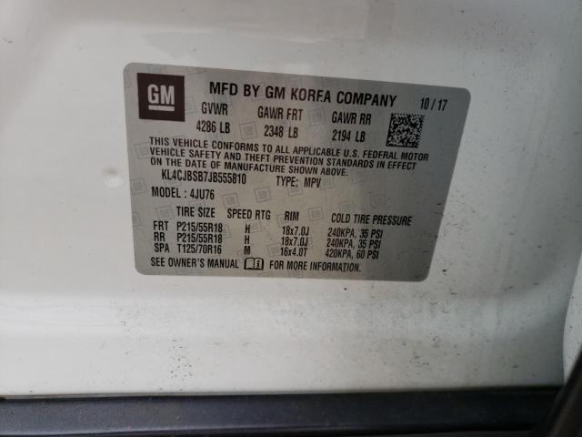 KL4CJBSB7JB555810 Buick Encore Pre 2018. Фото: 9