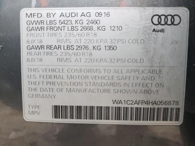 VIN WA1C2AFP4HA056878 2017 Audi Q5, Premium no.10