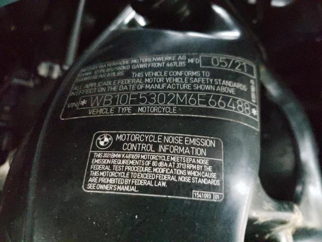 2021 BMW K1600 B WB10F5302M6E66488