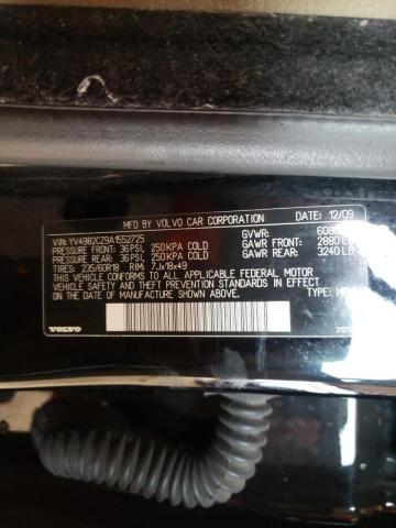 2010 VOLVO XC90 3.2 YV4982CZ9A1552725