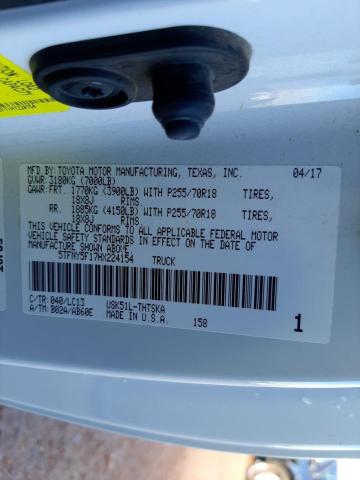 2017 TOYOTA TUNDRA SR 5TFNY5F17HX224154