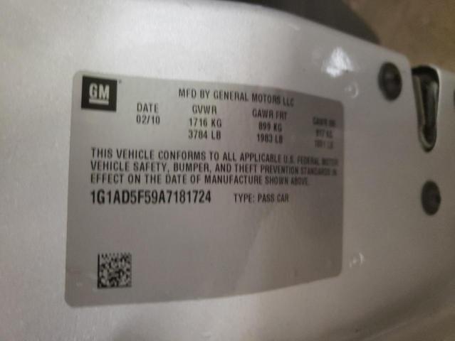 2010 CHEVROLET COBALT 1LT 1G1AD5F59A7181724