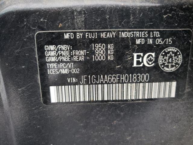 JF1GJAA66FH018300 Subaru Impreza 2015. Фото: 9