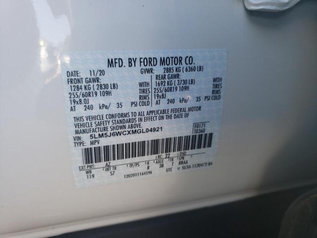 2021 LINCOLN AVIATOR 5LM5J6WCXMGL04921