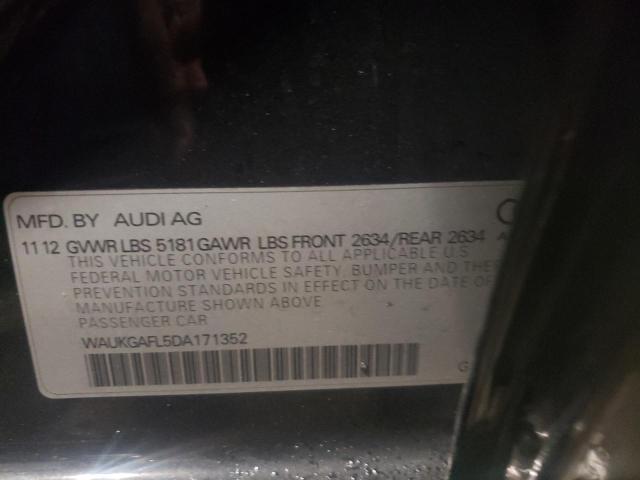 2013 AUDI S4 PRESTIG WAUKGAFL5DA171352