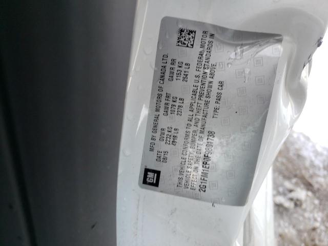 2015 CHEVROLET CAMARO ZL1 2G1FM1EP0F9801738