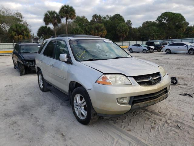 Salvage cars for sale from Copart Fort Pierce, FL: 2003 Acura MDX Touring