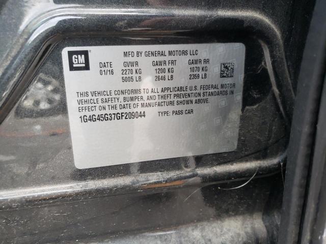 2016 BUICK LACROSSE S 1G4G45G37GF209044