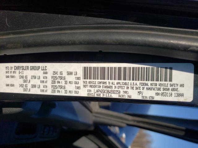 2011 JEEP LIBERTY SP 1J4PN2GK3BW592250