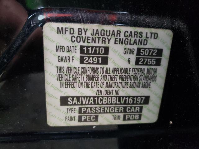 2011 JAGUAR XJ SAJWA1CB8BLV16197