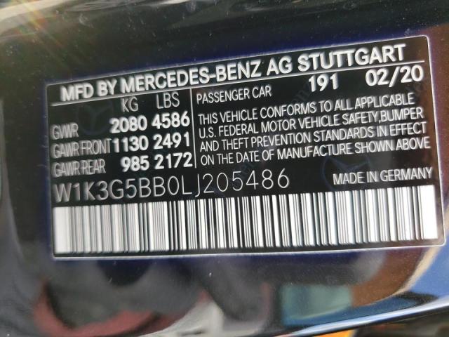 2020 MERCEDES-BENZ A 35 AMG W1K3G5BB0LJ205486