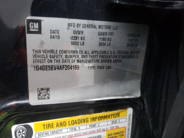 2010 BUICK LACROSSE C 1G4GE5EV4AF264169
