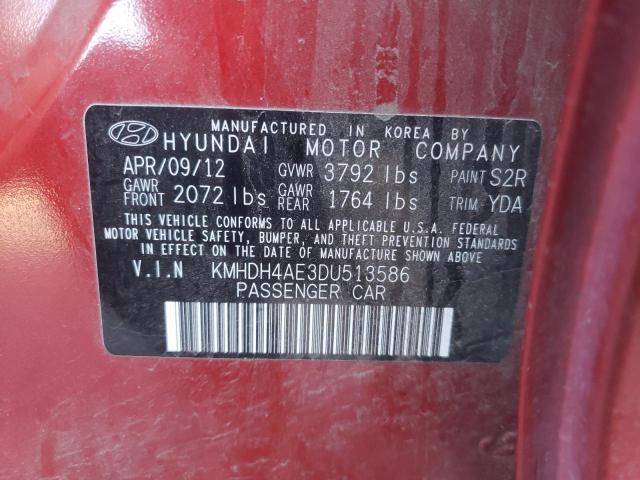 2013 HYUNDAI ELANTRA GL - KMHDH4AE3DU513586