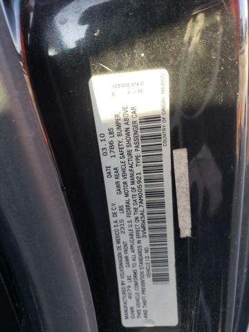 2010 VOLKSWAGEN NEW BEETLE 3VWRW3AL7AM005921
