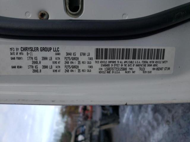 2012 DODGE RAM 1500 S 1C6RD7GT7CS125808