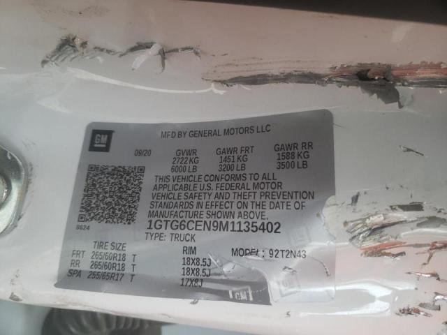 2021 GMC CANYON ELE 1GTG6CEN9M1135402