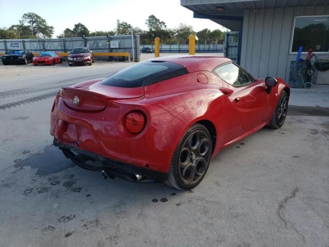 2015 ALFA ROMEO 4C ZARBAAA49FM161497