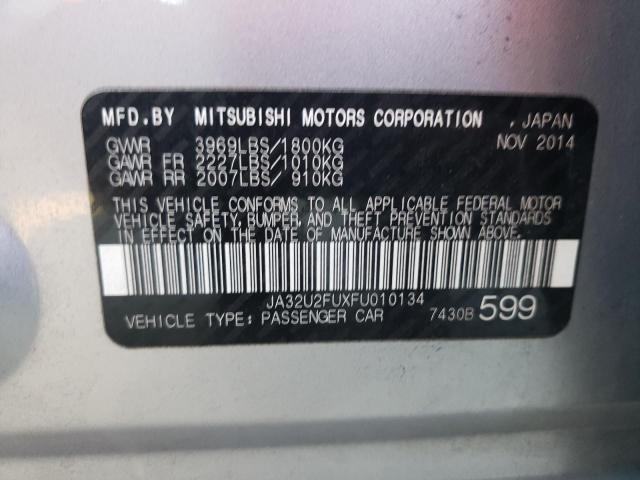 2015 MITSUBISHI LANCER JA32U2FUXFU010134
