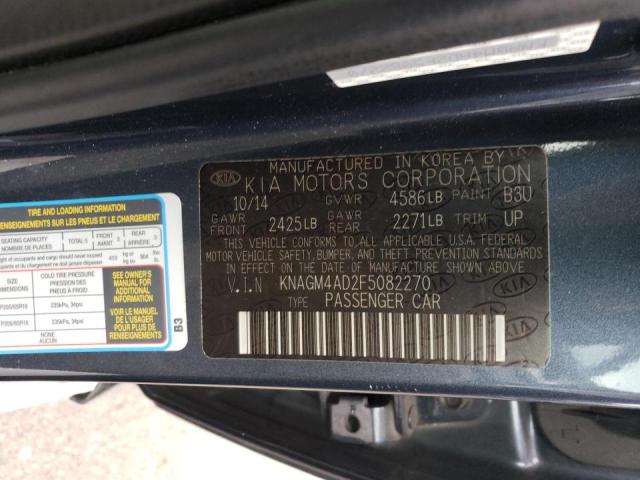 KNAGM4AD2F5082270 KIA OPTIMA HYBRID