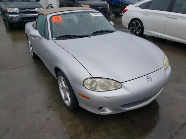 Salvage cars for sale at Sacramento, CA auction: 2002 Mazda MX-5 Miata