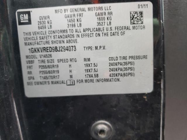 2011 GMC ACADIA 1GKKVRED9BJ294073