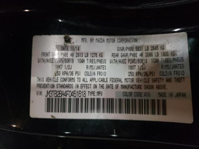 JM3TB2BA4F0451618 Mazda Cx-9 Sport 2015. Фото: 9