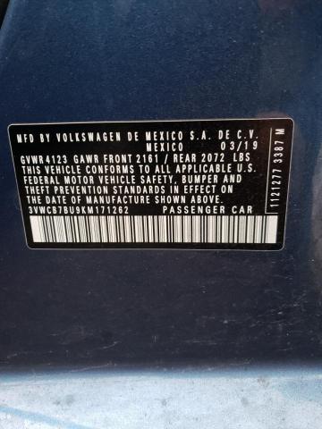 2019 VOLKSWAGEN JETTA S/SE 3VWCB7BU9KM171262