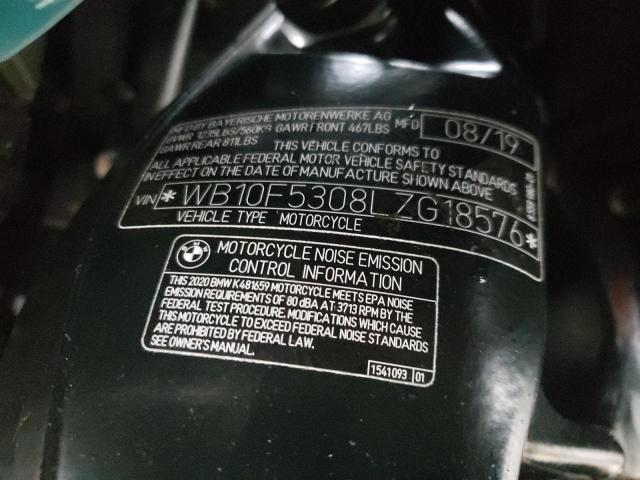2020 BMW K1600 B WB10F5308LZG18576