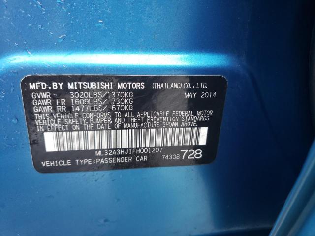 2015 MITSUBISHI MIRAGE DE ML32A3HJ1FH001207
